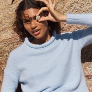 Madewell rollneck pullover sweater